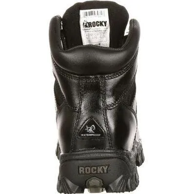 Rocky Men's Alpha Force 6" Comp Toe WP Public Service Boot -Black- FQ0006167