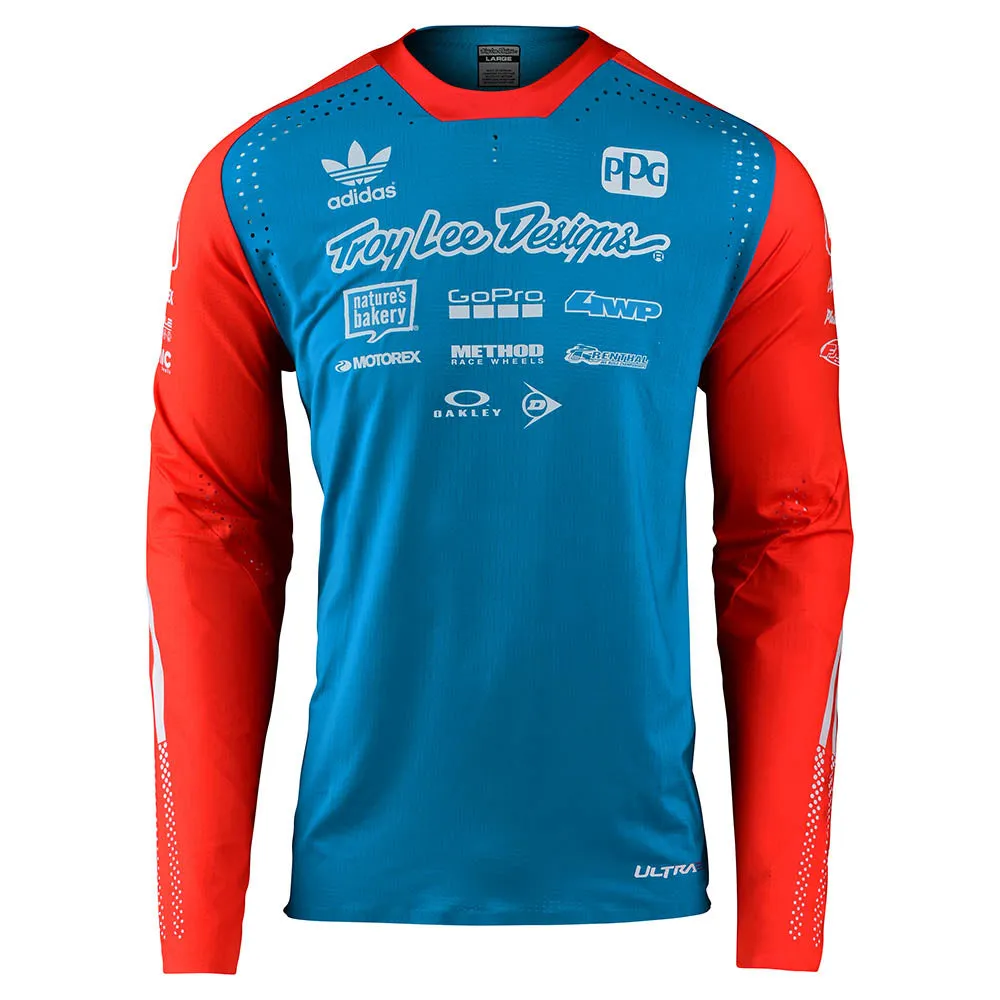 SE Ultra Limited Team Edition L/S Jersey Ocean / Flo Orange