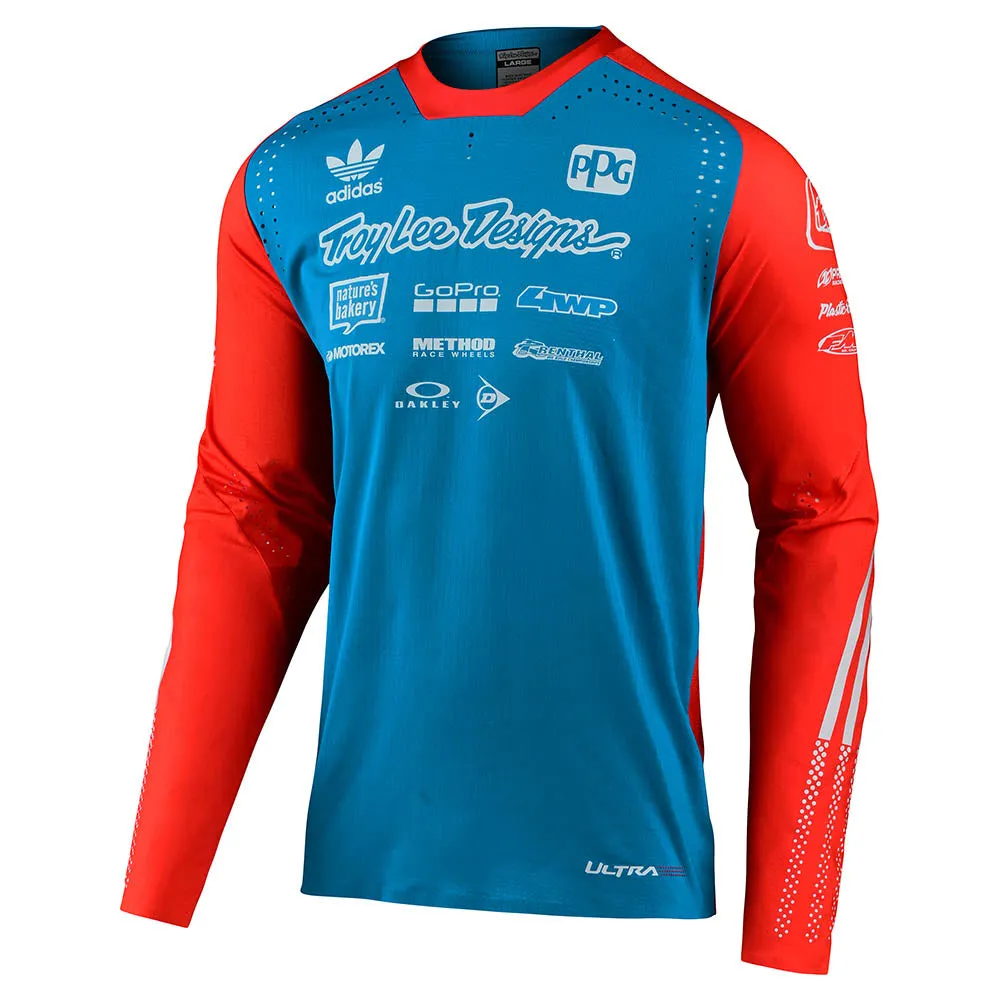 SE Ultra Limited Team Edition L/S Jersey Ocean / Flo Orange