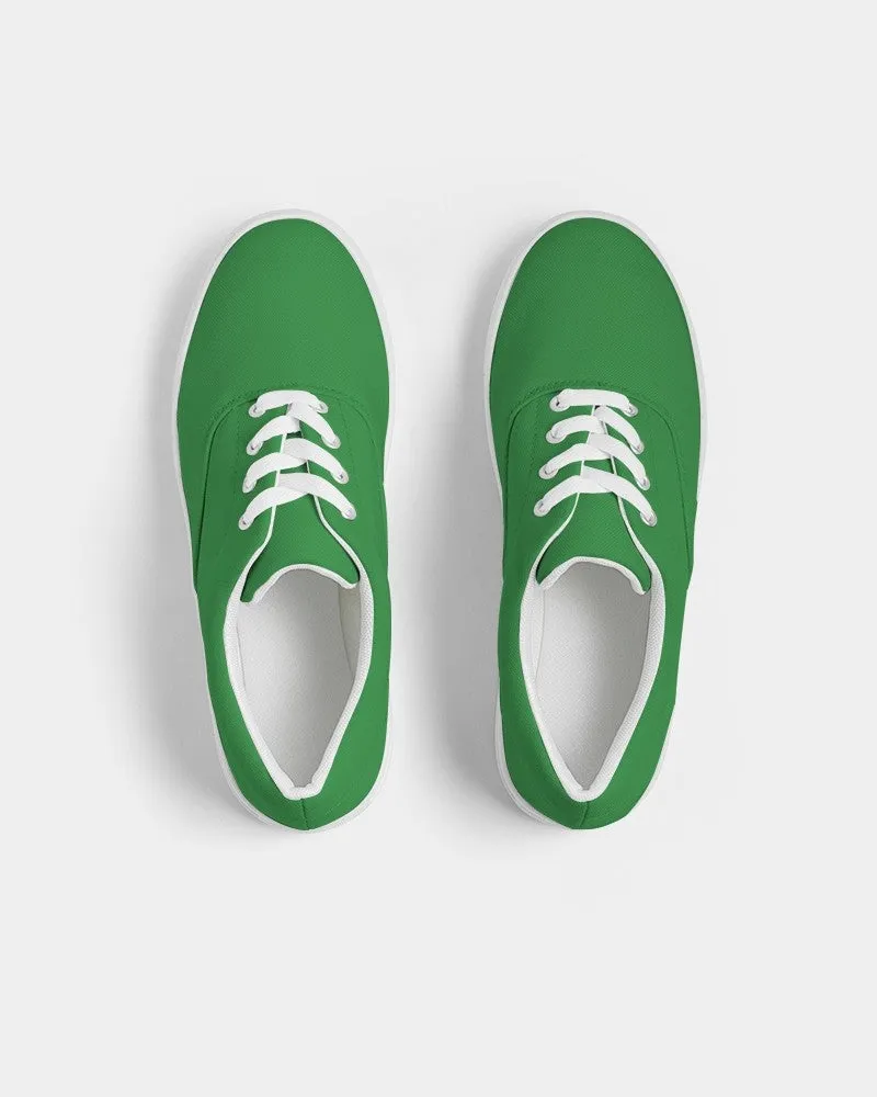 Shaded Green Canvas Sneakers | Men's | C75M0Y100K30