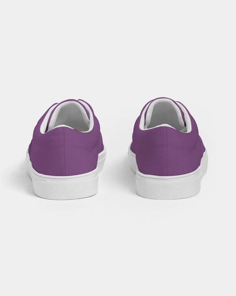 Shaded Midtone Purple Canvas Sneakers | Women's | C40M80Y0K30