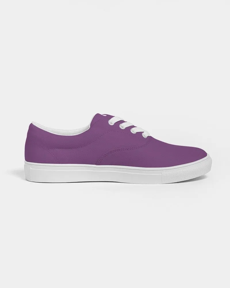 Shaded Midtone Purple Canvas Sneakers | Women's | C40M80Y0K30