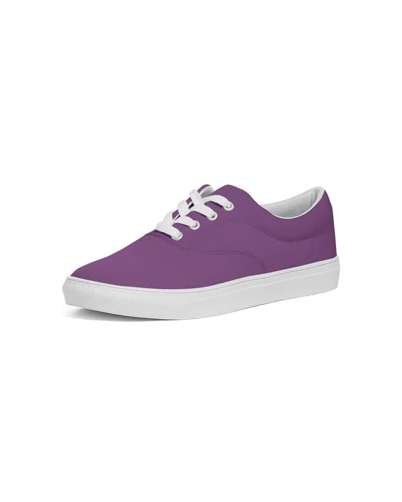 Shaded Midtone Purple Canvas Sneakers | Women's | C40M80Y0K30