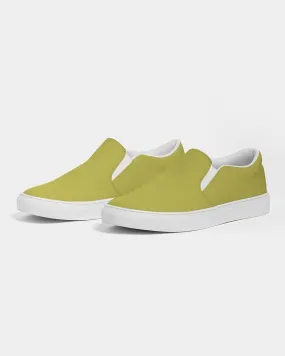 Shaded Midtone Yellow Slip-On Canvas Sneakers | Men's | C0M0Y80K30