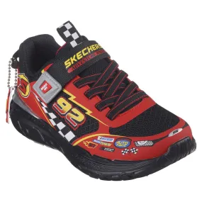 Skechers Boys Trainer Skech Tracks Black/Red