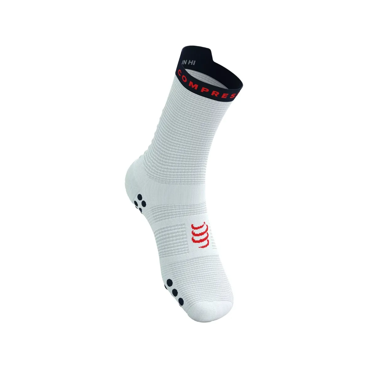 Socks Compressport Pro Racing V4.0 Run High White Blue