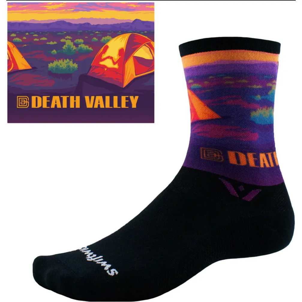 Swiftwick Vision Six Impression Socks: Death Valley