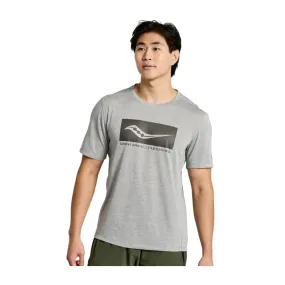 T-ShirtSaucony Stopwatch Short Sleeve Gray