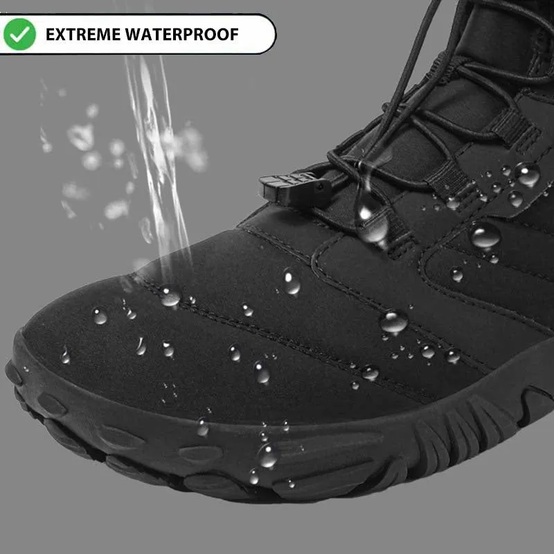 Unisex Wide Toe Box Waterproof Lightweight Warm Non-Slip Barefoot Boots