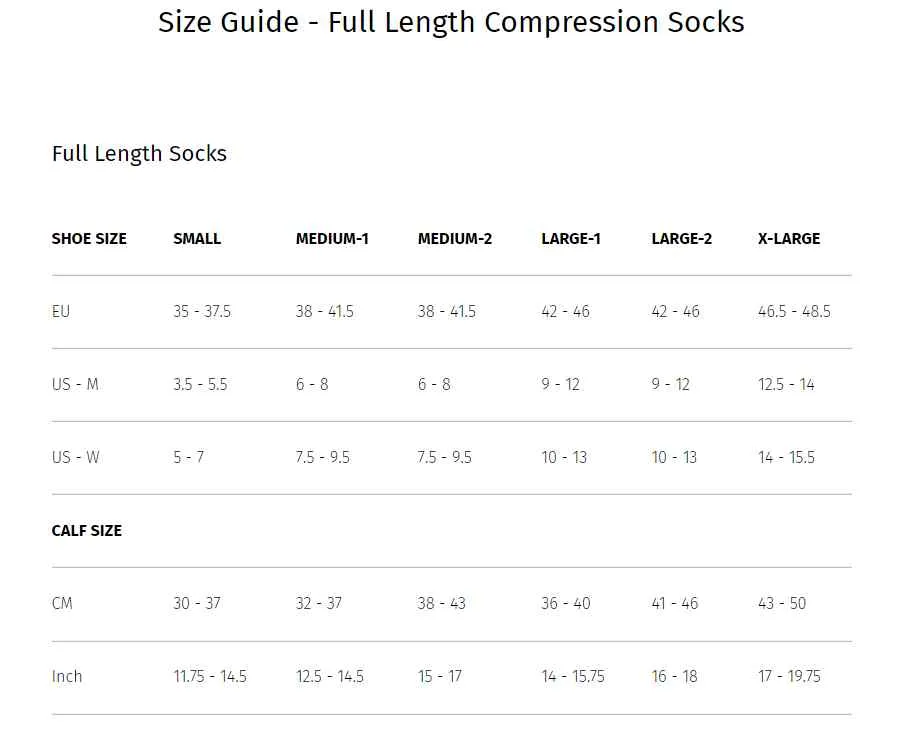 VECTR CUSHION FULL LENGTH SOCK (15-20 mmhg at base of foot, 20-30 mmhg at ankle)