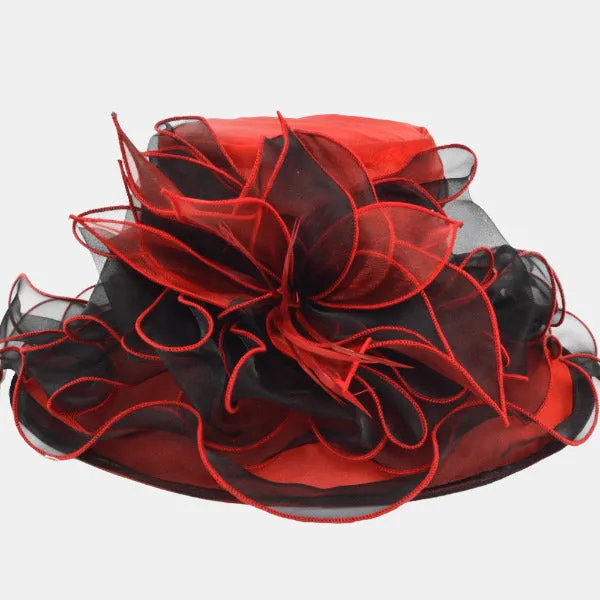 Women Kentucky Derby Organza Hat S037